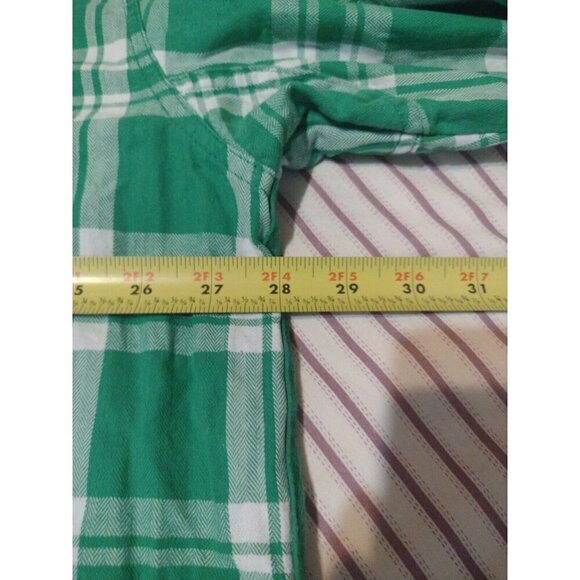 Men's Parish Nation Embroidered Logo Green 4XL Button Shirt Cotton L/S - Picture 12 of 13